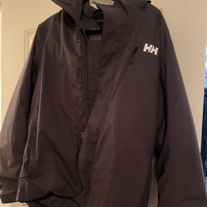 Black Helly Hansen winter coat